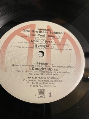 The Brothers Johnson Winners Vinyl LP SP-3724 gatefold A&M Records