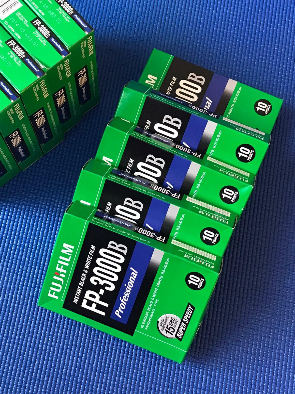 Fujifilm Fp 3000b 3 34 X 4 25 Professional Instant Black And White Film 10 Exposures For Sale Online Ebay