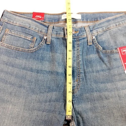 Levi Strauss Signature Jeans Mens W34 L32 Straight Fit Medium Wash Denim NWT - Picture 14 of 14