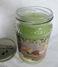 NEW Home & Garden Party "Kiwi Pear" 10 oz Jar Candle MADE IN USA 50 Hr Burn Tim