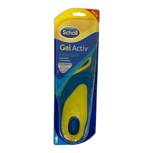 SCHOLL Gel Activ Everyday Comfort Insoles New Old Stock MEN Size 8 - 13AU