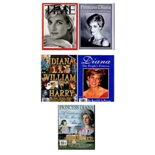 Princess Diana LOT TIME magazine Commemorative Issue A Royal's Tribute 1997-1998