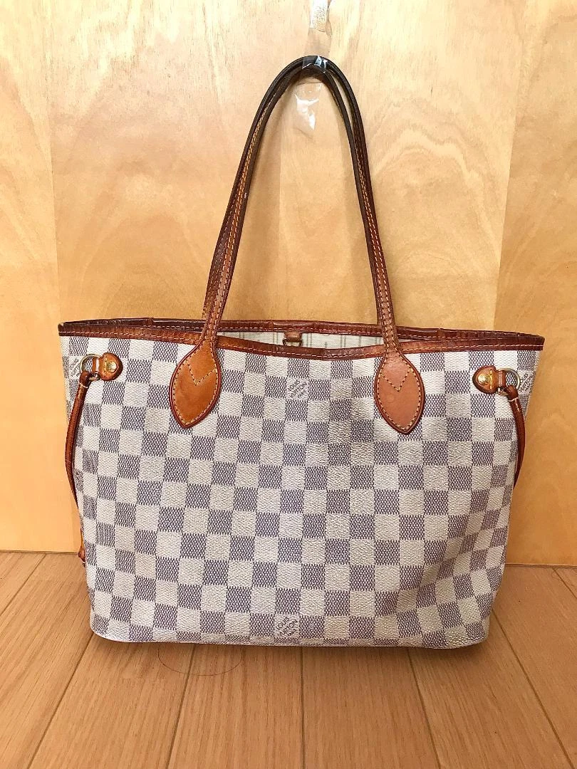 Louis Vuitton Neverfull Damier Azur Tote Bag