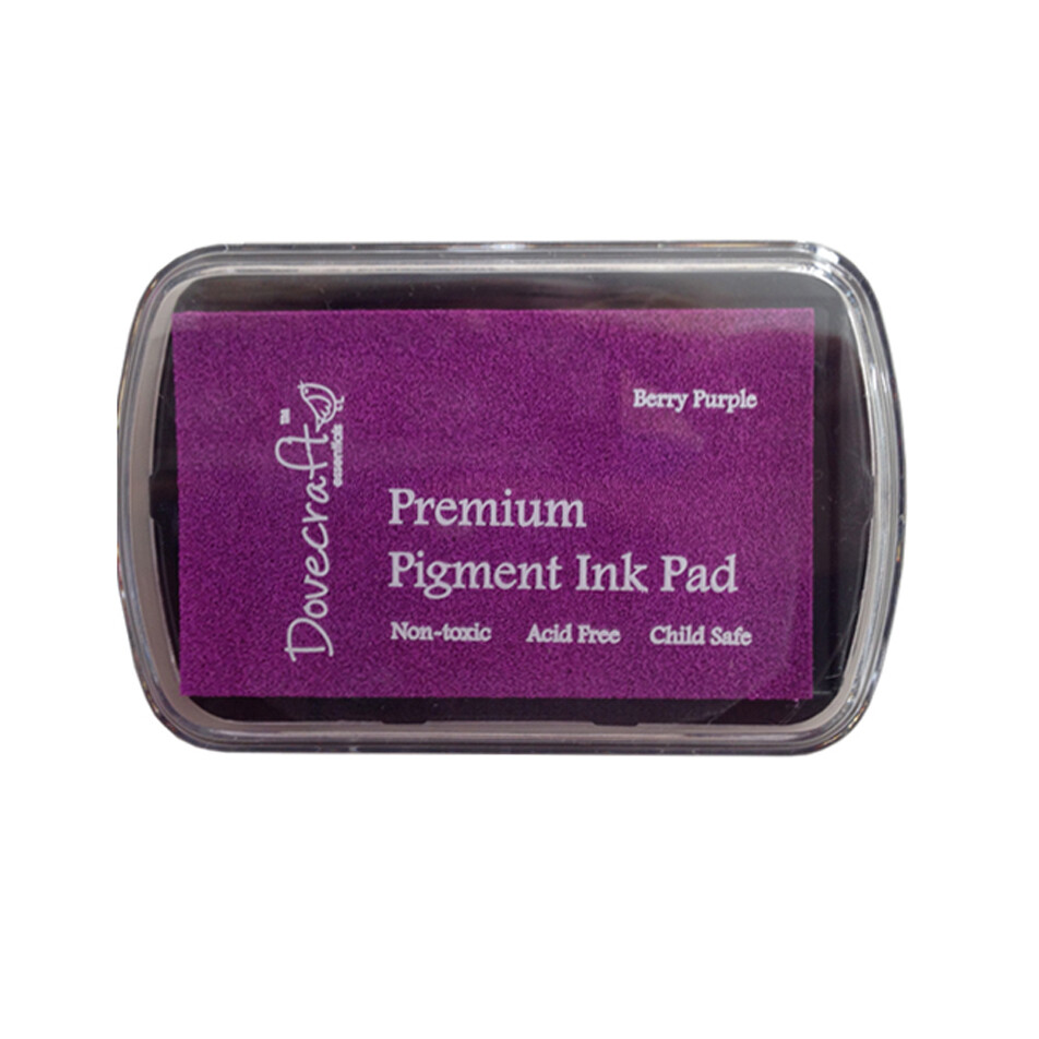 Craft Ink Stamp Pad Black White Metallic Gold Copper Silver Red