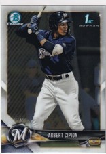 2018 BOWMAN CHROME 1ST RC ARBERT CIPION MILWAUKEE BREWERS FIRST ROOKIE S3599