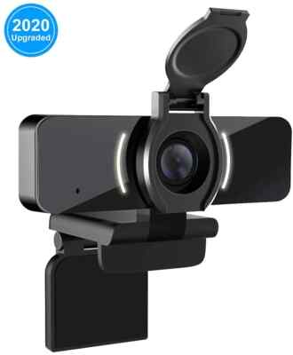 LarmTeK W4 1080P PC Laptop Webcam with Microphone Privacy