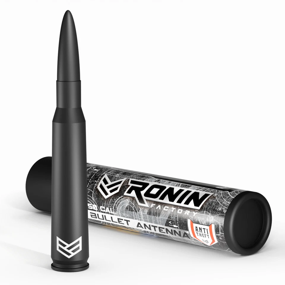RONIN FACTORY 50 CAL BULLET ANTENNA CHEVY SILVERADO ANTI-THEFT - Image 3 of 4