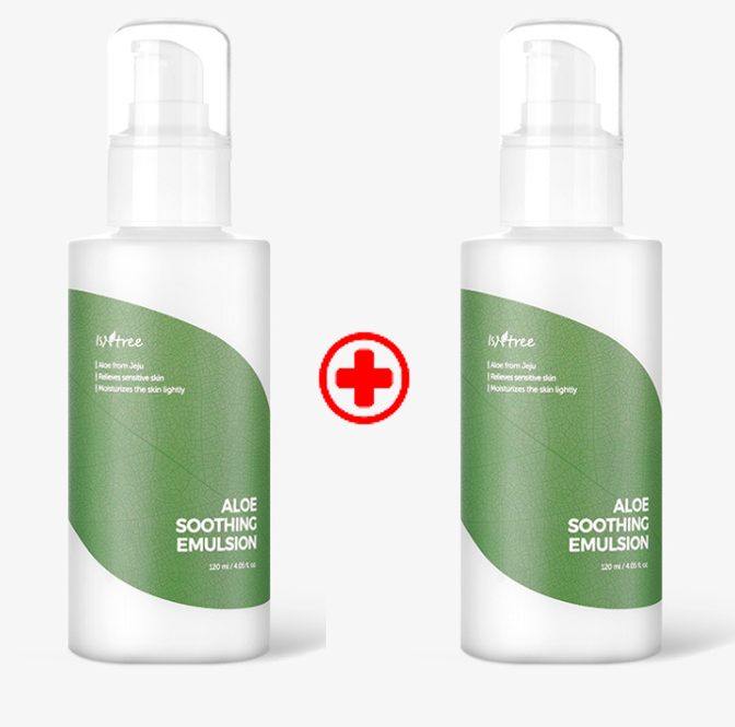 Is & Tree Aloe Soothing Emulsion 120ml x 2pcs Moisturizing K-Beauty | eBay