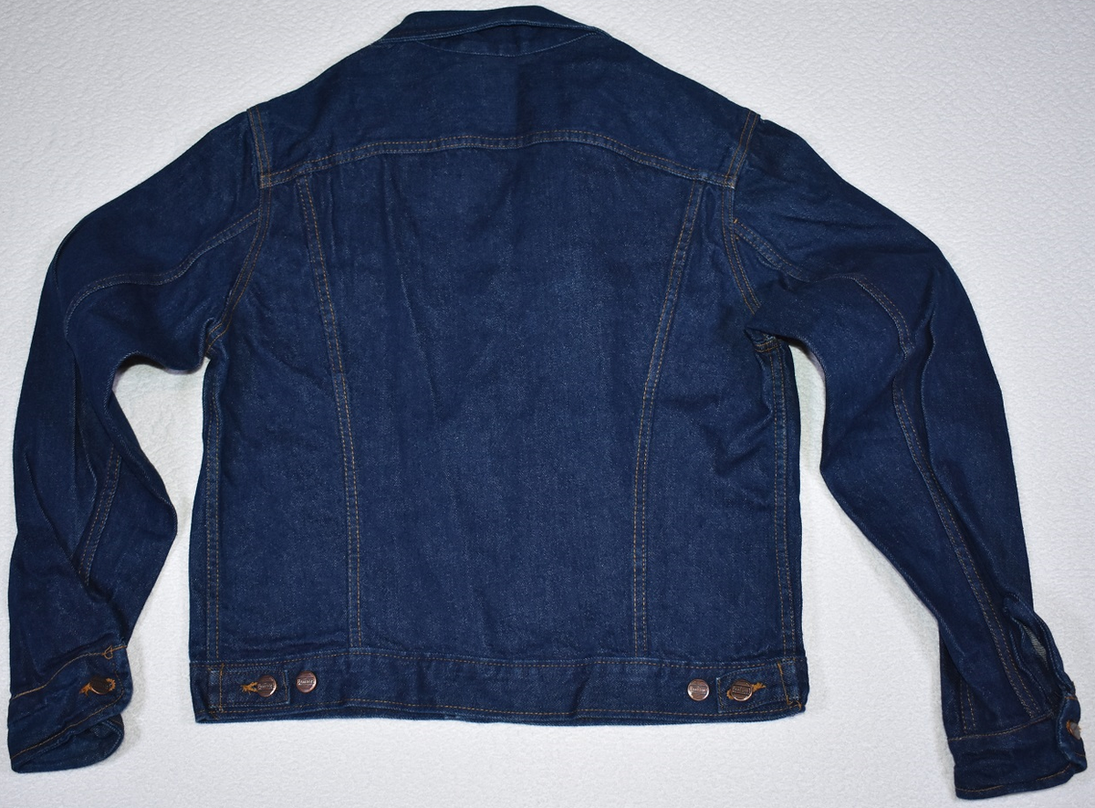 Vintage 80s Dickies Denim Branders Jacket Mens Size 40 Long New