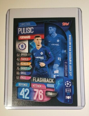Christian Pulisic- UEFA Champions League 19-20 Match Attax Extra. UK Edition FB3