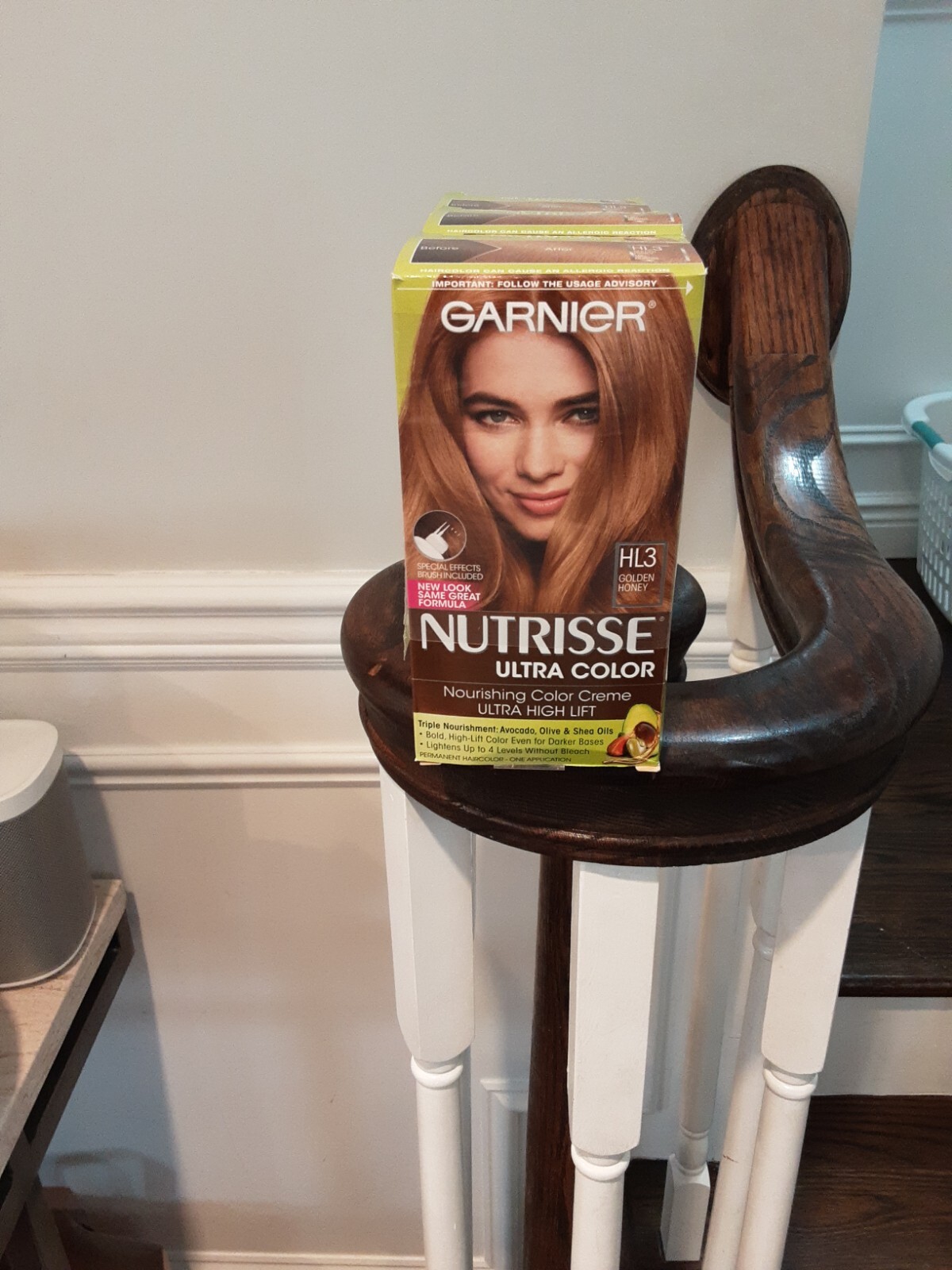 Garnier Nutrisse Hair color Golden Honey HL3 (4 pack)