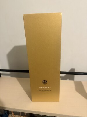 EMPTY Louis Roederer Cristal Champagne Box with Booklet 2013 Vintage VGC