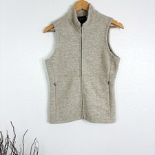 Ibex Merino Wool Blend Carrie Vest Almond Heather