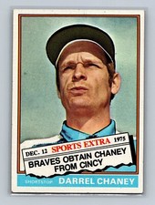 1976 Topps #259T Darrel Chaney Traded Atlanta Braves Baseball Card
