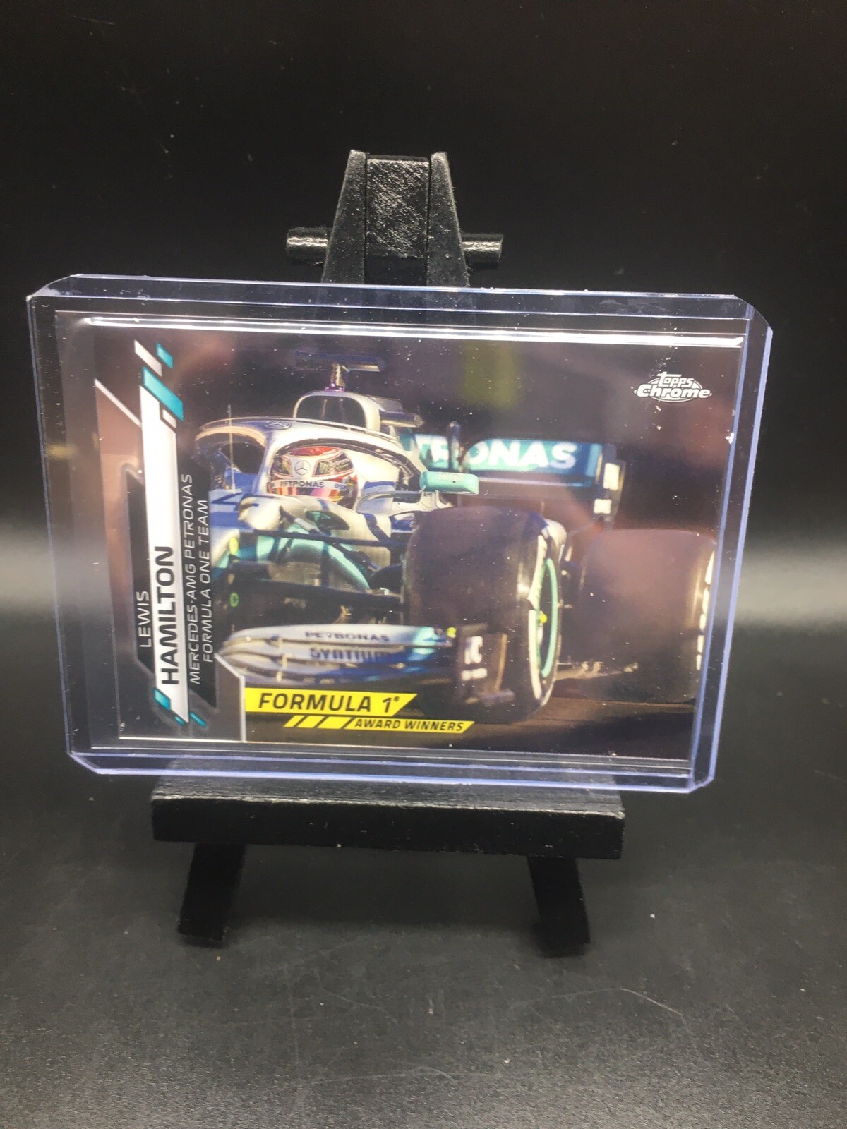 2020 Topps Chrome F1 Formula One Racing LEWIS HAMILTON Award Winners Card # 195