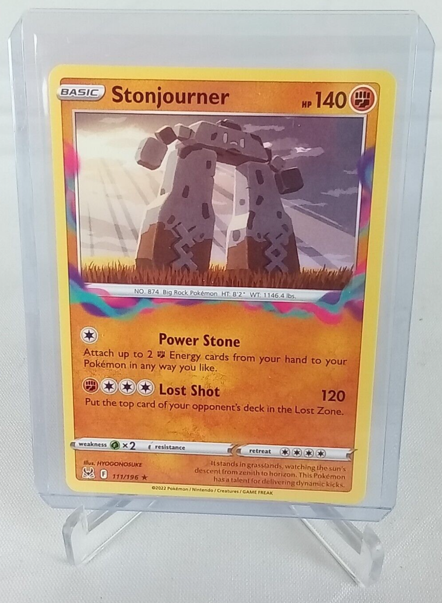 Stonjourner 111/196 Rare Pokmon Card 2022 | eBay