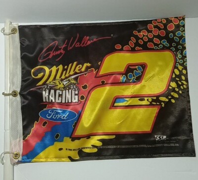 Rusty Wallace 1996 Miller Brewing Ford #2 Car Flag
