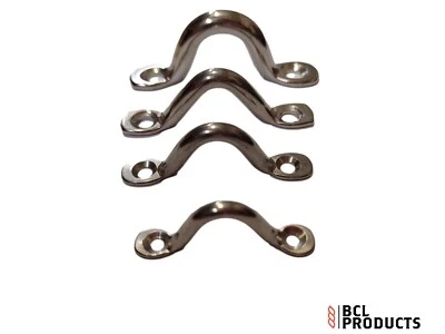 Stainless Steel Wire Eye Strap - Fender Hook - Anchor Point - Canopy - Garden