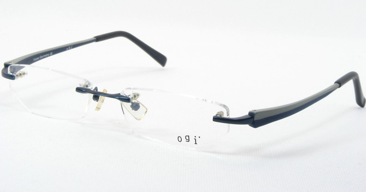 OGI MOD. 704 COL. 70 TEAL /GREY BLUE EYEGLASSES GLASSES  display picture 3