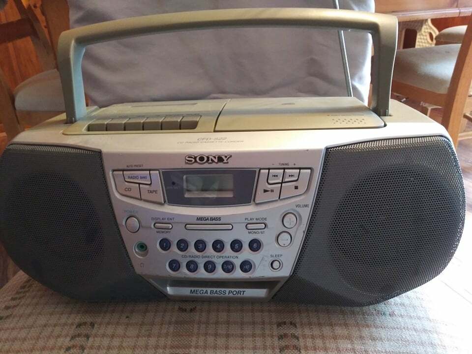 Sony CFD-S22 AM/FM CD Player Cassette Player/Recorder Boombox | eBay