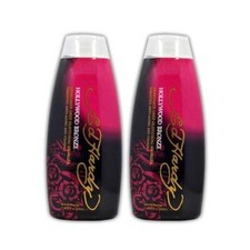 Lot 2 Ed Hardy Hollywood Bronze Indoor Tanning Lotion Accelerator Bronzer Dark