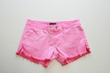 BUTTER SUPER SOFT Juniors Destroyed Frayed Denim Shorts Hot Pink Sz 5