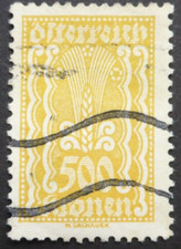 Austria 1922, Mi 387, Kornary, stemplowane