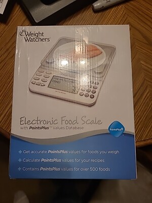 Weight Watchers Electronic Food Scale with Points Plus Values Database New