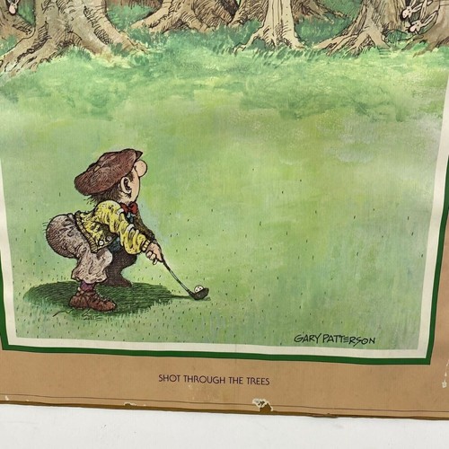 Vintage Gary Patterson Golf 11x14 Printer Art - Picture 8 of 12
