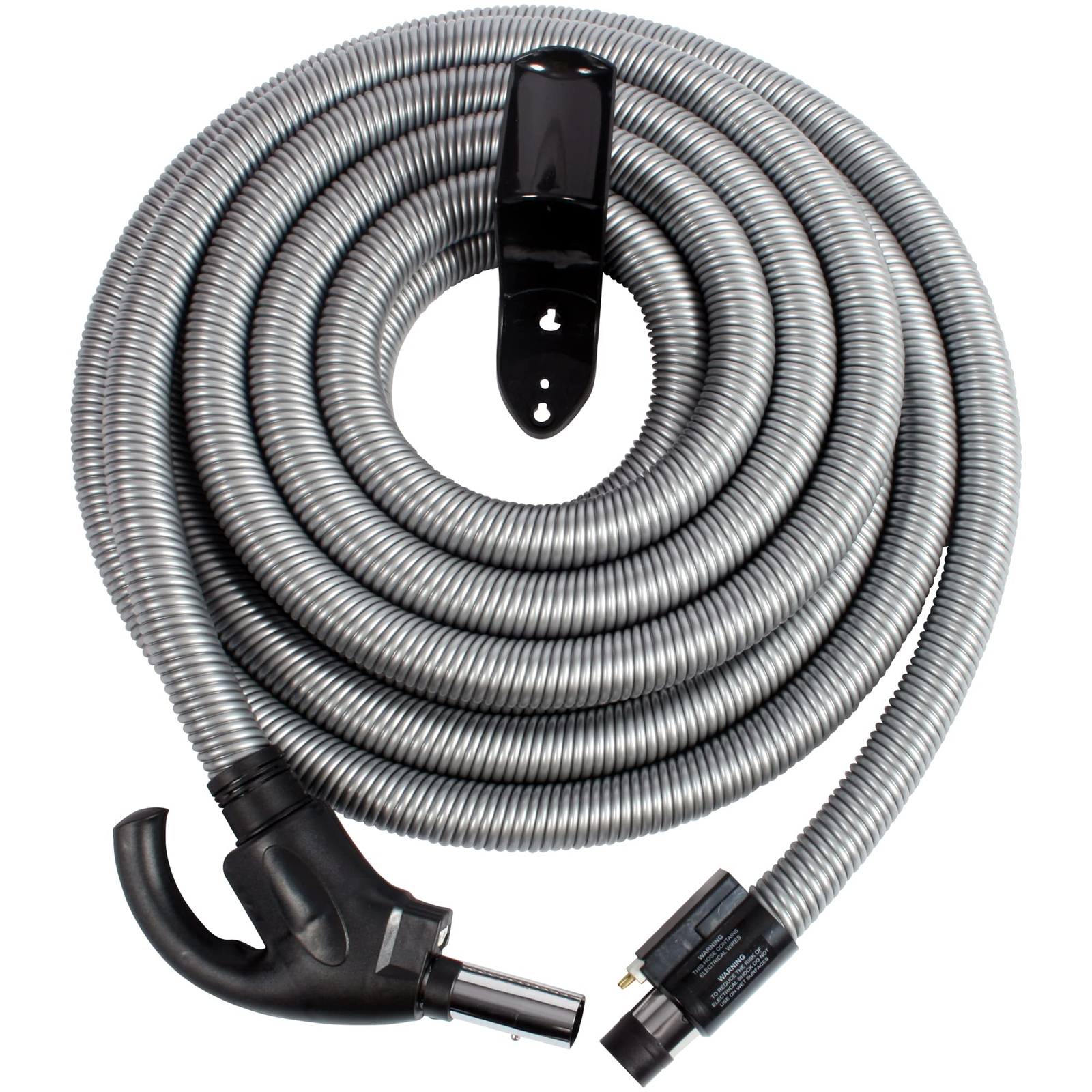 30 Ft. Central Vacuum Direct Connect Electric Hose with Recessed Handle and H...