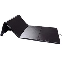 Gym Mat For Home Equipment Tumbling Fitness 4' X 10' X 2 Thick Folding Panel Gym Mat For Home Equipment Tumbling Fitness 4' X 10' X 2 Thick Folding Panel