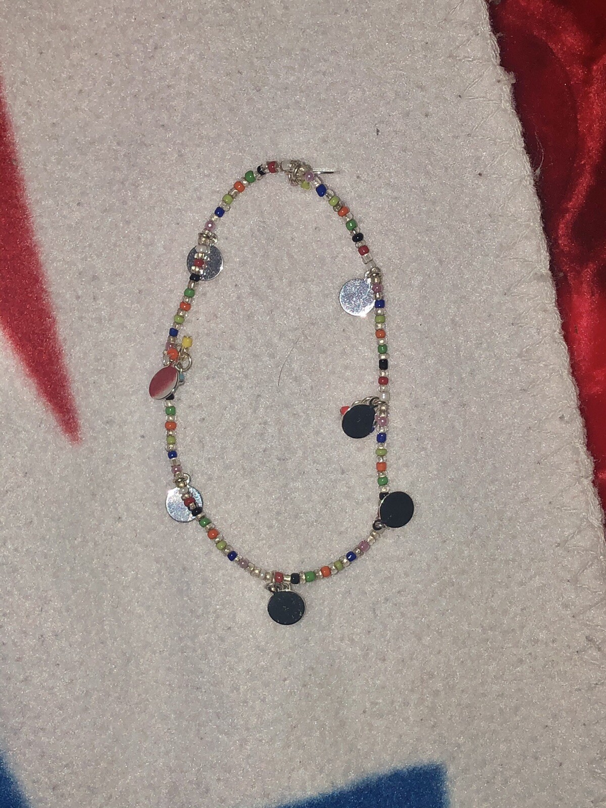 Handmade Seed Bead Anklet Bracelet for Women Beach Style-image