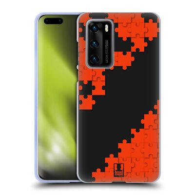 HEAD CASE DESIGNS PUZZLE PIECES SOFT GEL CASE FOR HUAWEI PHONES 4