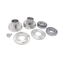 Stainless Steel Bearing Internal Fork Neck Cup Stop Kit Fit For Harley Panheads