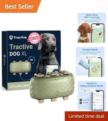 XL Smart Dog GPS Tracker | Live Pet Tracker with Virtual Fence | Vital Signs ...