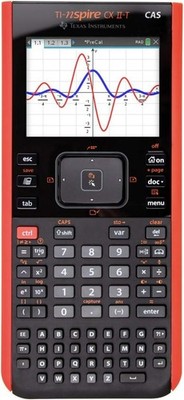 Texas Instruments TI Nspire CX II-T CAS Grafikrechner - Schwarz/Rot