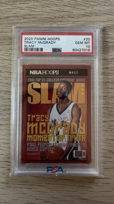 2020-21 Panini NBA HOOPS - Slam Tracy McGrady #20 PSA 10
