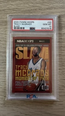 2020-21 Panini NBA HOOPS - Slam Tracy McGrady #20 PSA 10 - Bild 1 von 2