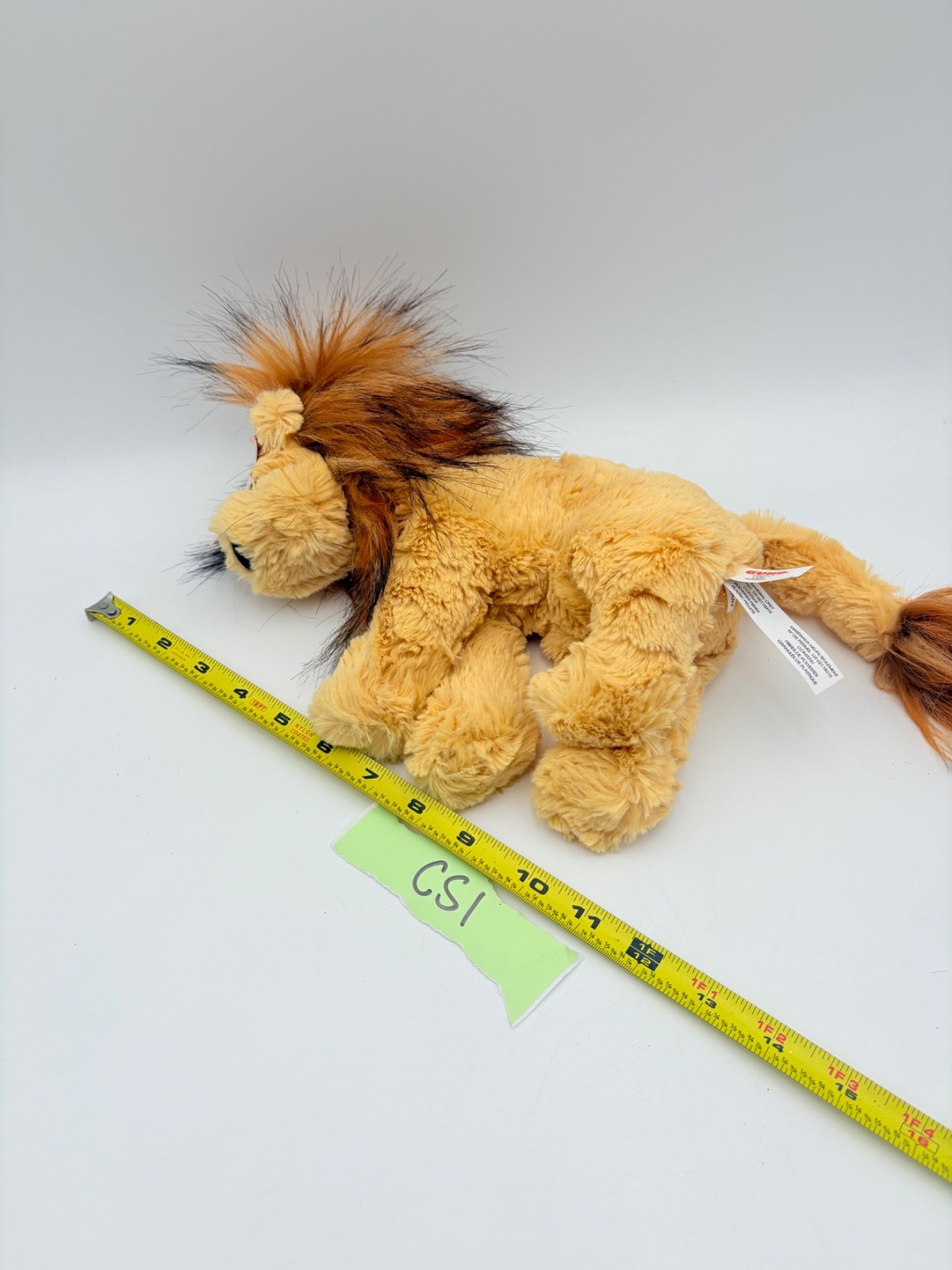 GUND Cozys Lion Plush Yellow Orange Floppy Baby Lovey Soft Toy Tags 12"
