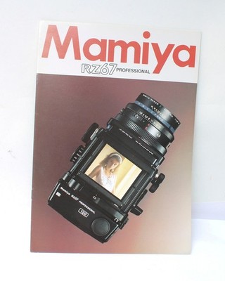 Mamiya  RZ67 Professional , Broschüre, Prospekt, Magazin  Deutsch N.B.384