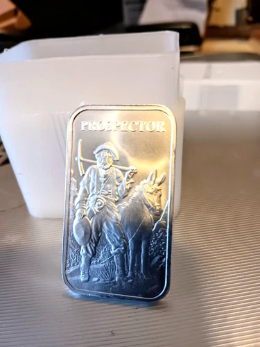 1 oz Silver Provident Prospector Bar,  Never circulated,  BU