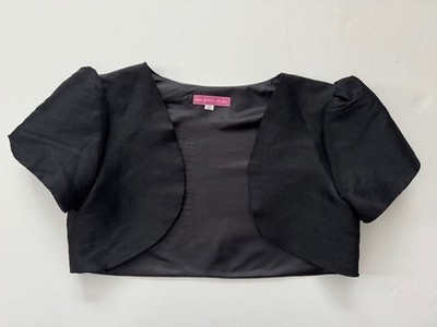NEW Girls Size 12 Black Cropped Bolero Shrug Jacket Formal Party Wedding Dress | eBay NEW Girls Size 12 Black Cropped Bolero Shrug Jacket Formal Party Wedding Dress | eBay