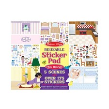 Reusable Sticker Pad - Play House - Melissa Doug