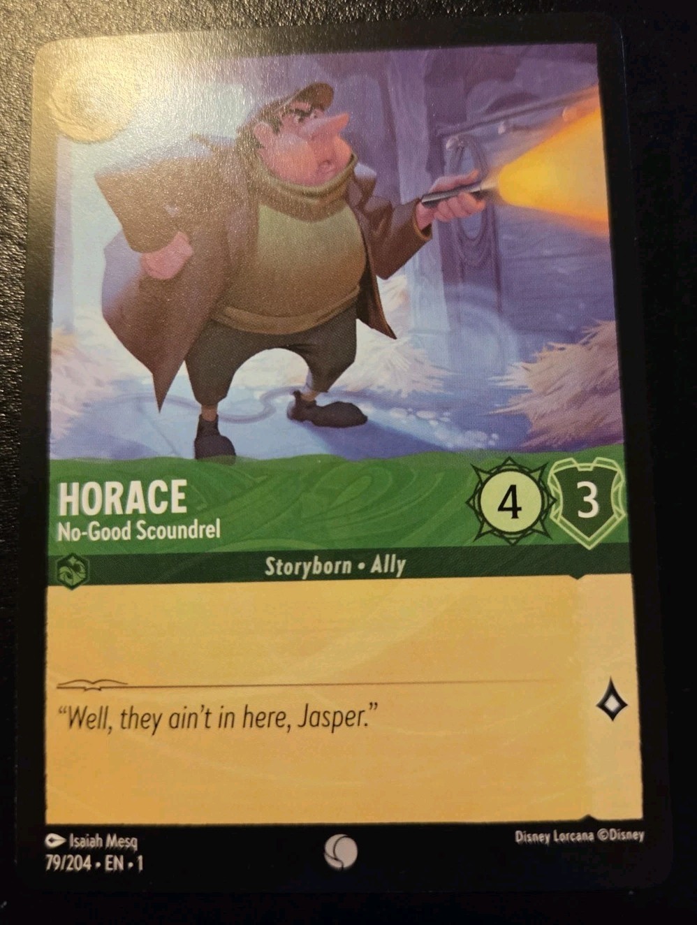 Horace - No-Good Scoundrel 79/204 Common The First Chapter Disney Lorcana TCG