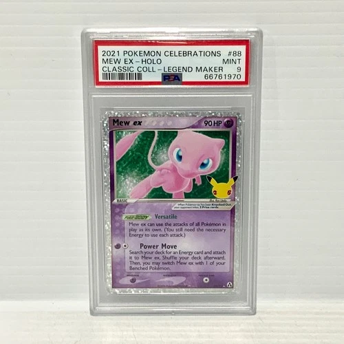 PSA 9 Mew EX 88/92 - Celebrations 25th Anniversary - Graded Pokemon Card
