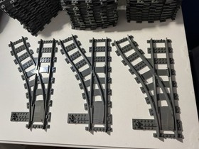 READ Lego City Train Tracks Lot Of 81 Track Pieces And Parts From Set 7897 READ