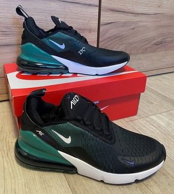 Nike Air Max 270 (GS) Kinder Sneaker Schuhe 943345-042 Black Evergreen Aura 39