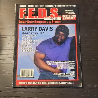 F.E.D.S Magazine Vol 2 Issue 7 Donald Goines Parental Advisory Crime Music