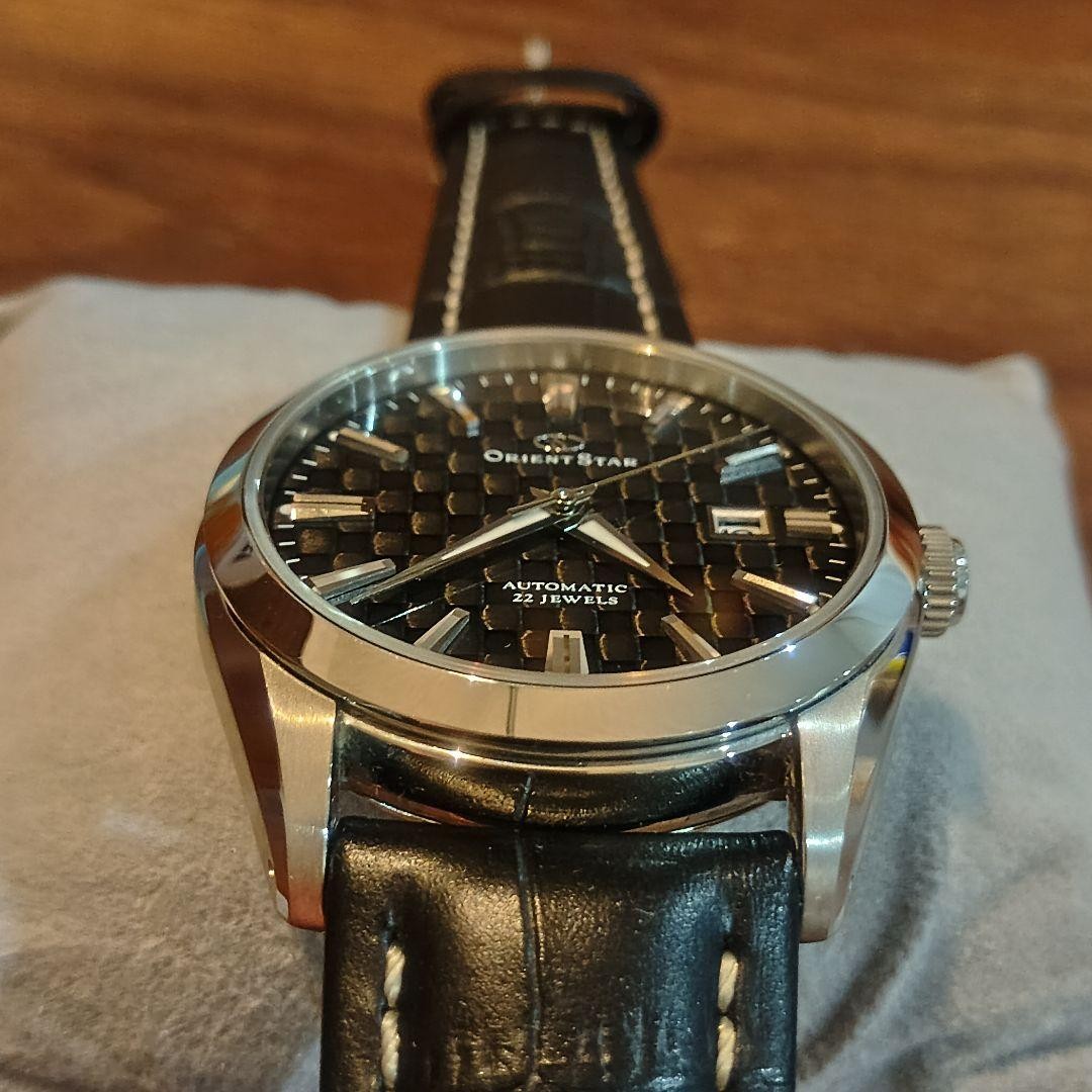 Orient Orient Star Automatic Watch 22 Jewels Leat… - image 4