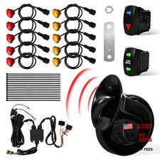 Universal UTV Turn Signal Kit with Horn Pre-Wired ATV Street Legal Kit for